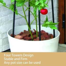 SPETLEK Climbing Plants Vine Support Tower 130cm in Black - thumbnail 4