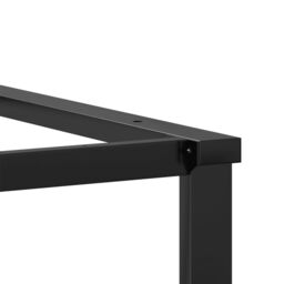 Berkfield Home Dining Table Legs O-Frame 160x80x73 cm Steel in Black - Size: 160 x 80 x 73 cm - thumbnail 7