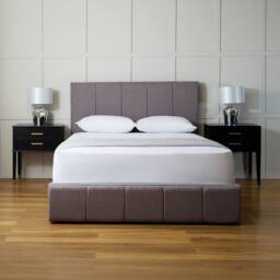 PARADISE BEDS LTD Polly Traditional Ottoman Bed Frame in Grey - Size: Single - thumbnail 2