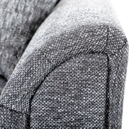 Furnishings For Less UK Byron Dundee Chenille Fabric 6 Seater 3 Piece Sofa Suite - 3 2 1 Grey or Light Grey - thumbnail 6