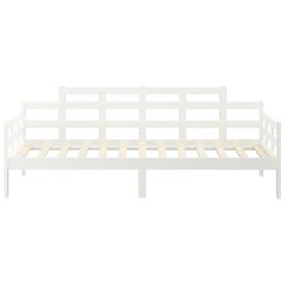 Berkfield Home Day Bed White Solid Wood Pine 80x200 cm - thumbnail 5