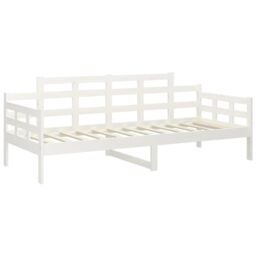 Berkfield Home Day Bed White Solid Wood Pine 80x200 cm - thumbnail 4