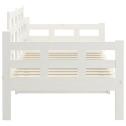 Berkfield Home Day Bed White Solid Wood Pine 80x200 cm - thumbnail 6