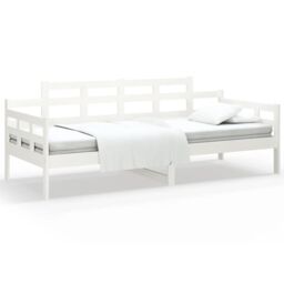 Berkfield Home Day Bed White Solid Wood Pine 80x200 cm - thumbnail 2