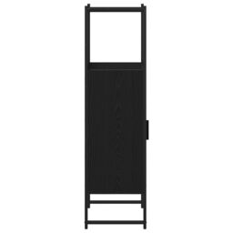 Berkfield Home Bathroom Cabinet Black Oak 33x33x120, 5 cm Engineered Wood - thumbnail 7