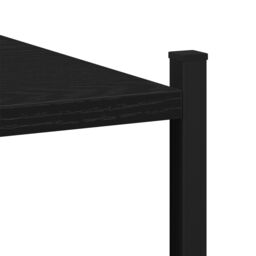 Berkfield Home Bathroom Cabinet Black Oak 33x33x120, 5 cm Engineered Wood - thumbnail 9