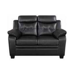 SquareBoxx Elysian 3+2 Modern Leather Sofa Set in Black - thumbnail 3