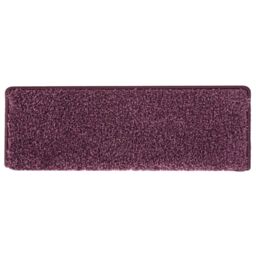 Berkfield Home Carpet Stair Treads 15 pcs 65x21x4 cm Dark Purple - Size: Medium - thumbnail 4