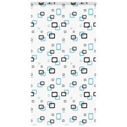 Berkfield Home Shower Roller Blind with Cassette 130x240 cm Fabric Width 126 cm in White - thumbnail 2