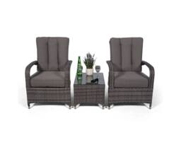 Thats Furniture Giardino Arizona 2 Seat Garden Lounge Chair Set in Grey - thumbnail 6