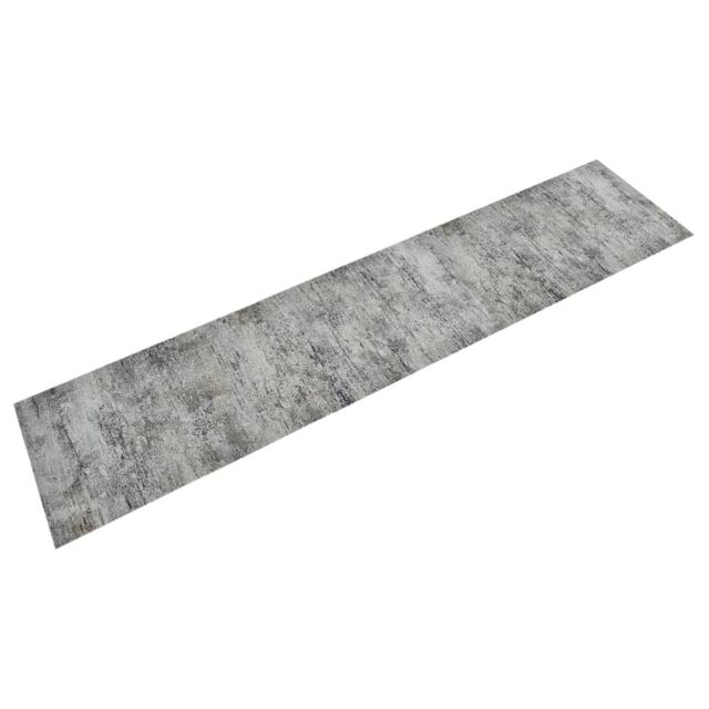 Berkfield Home Kitchen Rug Washable Beton 60x300 cm Velvet in Grey - image 1