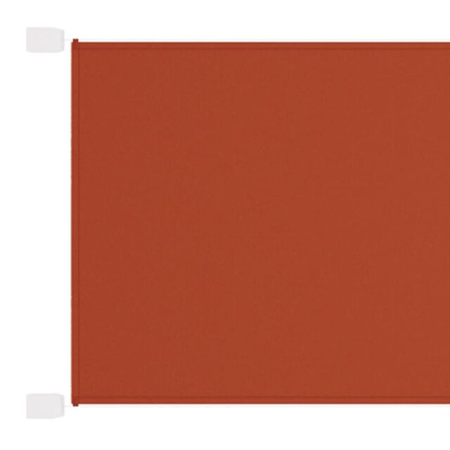 Berkfield Home Vertical Awning Terracotta 140x800 cm Oxford Fabric in Red - image 1