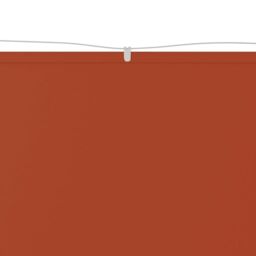 Berkfield Home Vertical Awning Terracotta 140x800 cm Oxford Fabric in Red - thumbnail 2