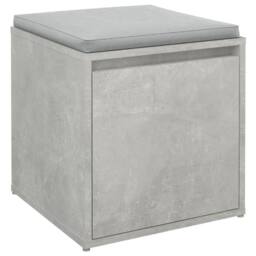 Berkfield Home Box Drawer Concrete Grey 40.5x40x40 cm Engineered Wood - thumbnail 4