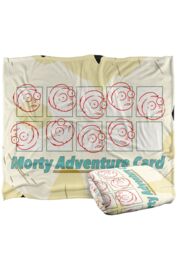 Warner Brothers Rick & Morty Officially Licensed Silky Touch Super Soft Throw Blanket 152 x 127 cm in White - thumbnail 2