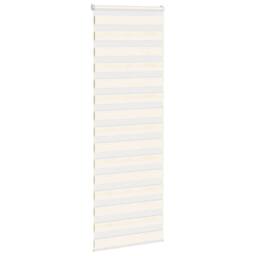 Berkfield Home Zebra Blind Marble Beige 90x200 cm Fabric Width 85.9 cm Polyester - thumbnail 3