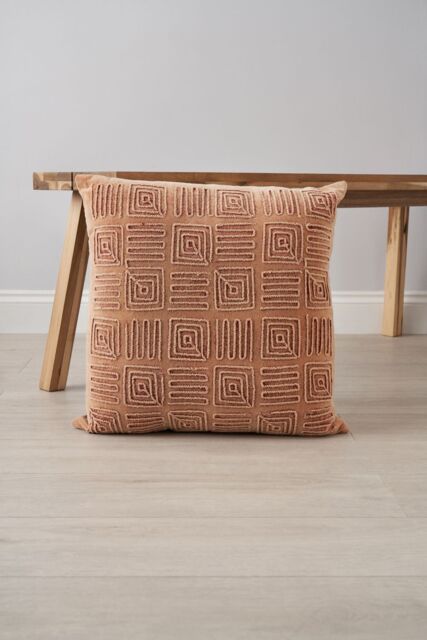 BHS Stephanie Cushion in Orange - Size: 50 cm x 50 cm - image 1