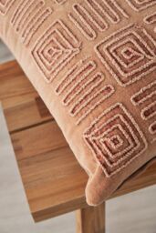 BHS Stephanie Cushion in Orange - Size: 50 cm x 50 cm - thumbnail 4