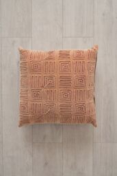 BHS Stephanie Cushion in Orange - Size: 50 cm x 50 cm - thumbnail 5