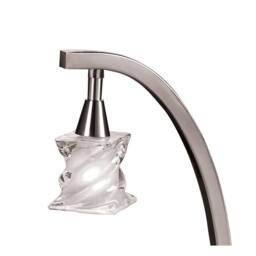 Netlighting Salomon Table Lamp 1 Light G9 Satin Nickel in Grey - thumbnail 3