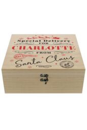 Personalised Memento Company Personalised Special Delivery Christmas Eve Box in Light Brown