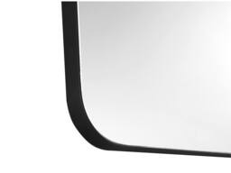 Vente-unique Rectangular Bathroom Mirror With Black Surround - 50 X 80 Cm - thumbnail 5