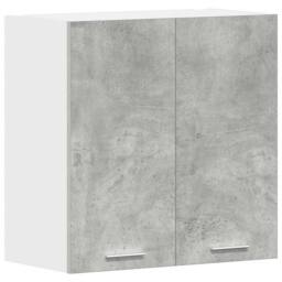 Berkfield Home Kitchen Wall Cabinet¬†Concrete Grey¬†60x31x60 cm Engineered Wood in Grey - Size: 60 x 31 x 60 cm - thumbnail 3