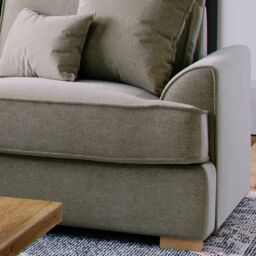 The Great Sofa Company Ophelia Chenille Fabric Armchair in Grey - thumbnail 3