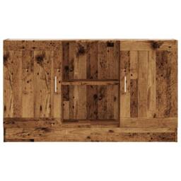 Berkfield Home Sideboard Old Wood 120x30.5x70 cm Engineered Wood in Brown - thumbnail 4