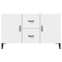 Berkfield Home Sideboard White 100x36x60 cm Engineered Wood - Size: 100 x 36 x 60 cm - thumbnail 5