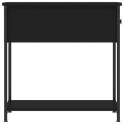 Berkfield Home Durable Bedside Cabinets 2 pcs Black 30x60x60 cm Engineered Wood - Size: 30 x 60 x 60 cm - thumbnail 8