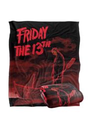 Warner Brothers Friday The 13Th Silky Touch Super Soft Throw Blanket 152x127cm in White - Size: 152x127 cm - thumbnail 2