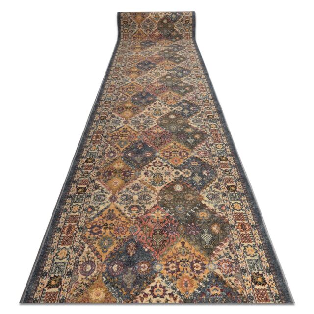 RugsX Anti-Slip Modern Runner in Beige - Size: 120 cm x 490 cm - image 1