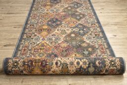 RugsX Anti-Slip Modern Runner in Beige - Size: 120 cm x 490 cm - thumbnail 5