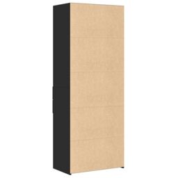 Berkfield Home Highboard Black 70x42.5x185 cm Engineered Wood - thumbnail 6