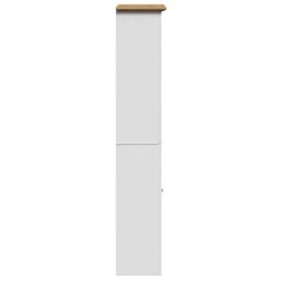Berkfield Home Bathroom Cabinet BODO White & Brown 44x30x160 cm - Size: 44 x 30 x 160 cm - thumbnail 5