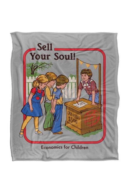 Steven Rhodes Sell Your Soul Silky Touch Super Soft Throw Blanket - Size: Large - image 1
