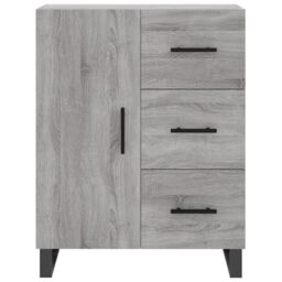 Berkfield Home Sideboard Grey Sonoma 69.5x34x90 cm Engineered Wood - thumbnail 5