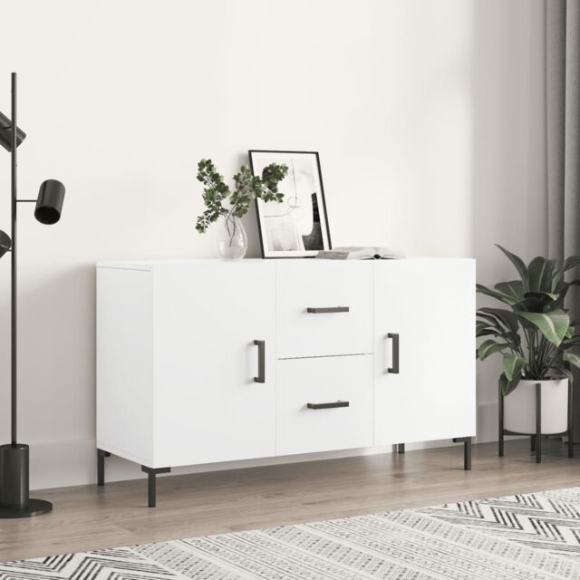 Berkfield Home Sideboard White 100x36x60 cm Engineered Wood - Size: 100 x 36 x 60 cm - image 1