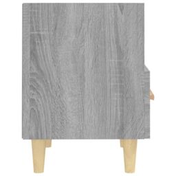 Berkfield Home Bedside Cabinet Grey Sonoma 40x35x47 cm - Size: 40 x 35 x 47 cm - thumbnail 6