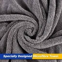 Havendro Car Drying Large Towel Absorbent Buffing Polish Clean in Grey - thumbnail 3