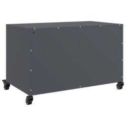 Berkfield Home TV Cabinet Anthracite 68x39x43.5 cm Steel in Charcoal - thumbnail 8