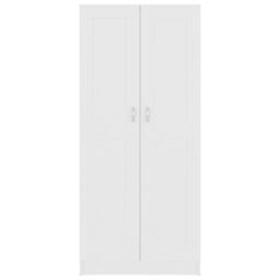 Berkfield Home Book Cabinet White 82.5x30.5x185.5 cm Engineered Wood - thumbnail 6