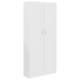 Berkfield Home Book Cabinet White 82.5x30.5x185.5 cm Engineered Wood - thumbnail 2