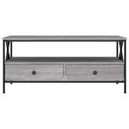 Berkfield Home Coffee Table Grey Sonoma 100x51x45 cm Engineered Wood - Size: 100 x 51 x 45 cm - thumbnail 6