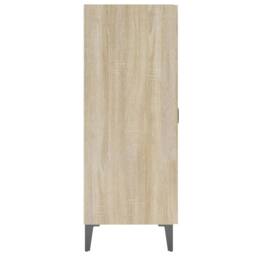 Berkfield Home Sideboard Sonoma Oak 69.5x34x90 cm Engineered Wood in Light Brown - thumbnail 6