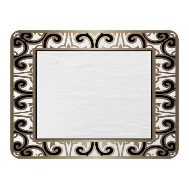 Benjamin Tate Design Egyptian Frame Blanket in Natural - Size: 120 cm x 150 cm - image 1