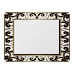 Benjamin Tate Design Egyptian Frame Blanket in Natural - Size: 120 cm x 150 cm - thumbnail 1