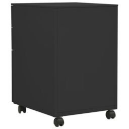 Berkfield Home Mobile File Cabinet Anthracite 39x45x60 cm Steel in Black - Size: 39 x 45 x 60 cm - thumbnail 4