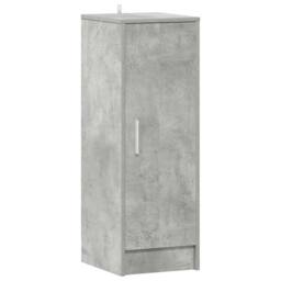 Berkfield Home Shoe Cabinet Concrete Grey 32x35x92 cm Engineered Wood - Size: 32 x 35 x 92 cm - thumbnail 1